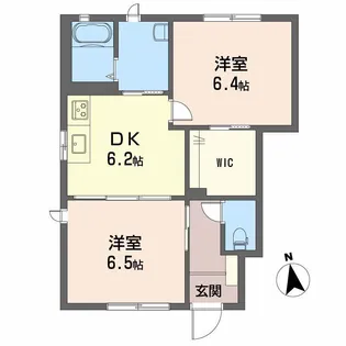 シャーメゾン舞【1階】の間取り