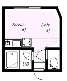 ユナイト 南加瀬モーリアック【2階】の間取り