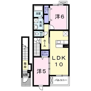 プラシードS【2階】の間取り