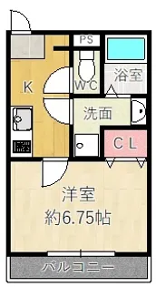 ケイズスクエア尼崎【3階】の間取り