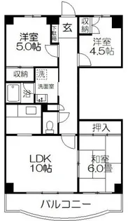シャルマン5【7階】の間取り