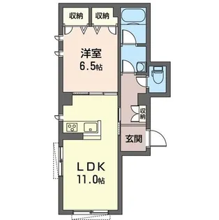 メゾン プルミエール【1階】の間取り