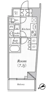 BlancCiel東蒲田【9階】の間取り