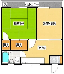 カトリハイツ【3階】の間取り