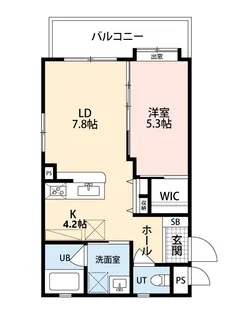 グランドソレーユ【1階】の間取り