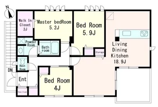 プラシード【2階】の間取り