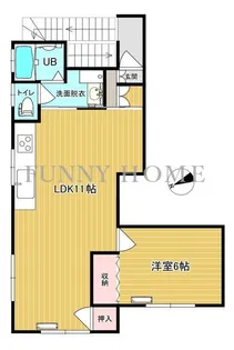 芙蓉ハイツ【2階】の間取り