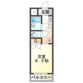 ジョイフル江島【3階】の間取り