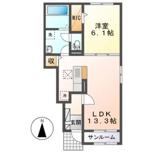 グレイス【1階】の間取り