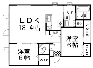 ふぁみぃゆ3【2階】の間取り