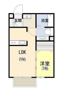 プルミエール【1階】の間取り