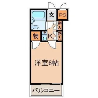 グローリア初穂新宿II【1階】の間取り