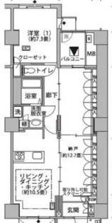 東雲キャナルコートCODAN21号棟【8階】の間取り