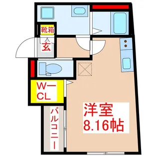 ルノン堀江町【4階】の間取り