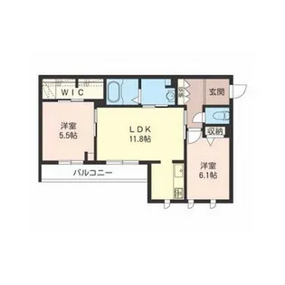 エスポワール下永谷【1階】の間取り