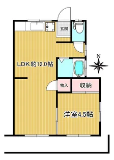 コリーネ大和【1階】の間取り