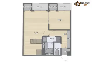衛藤ビル【4階】の間取り