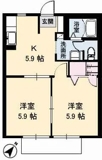 桜香織苺館【2階】の間取り