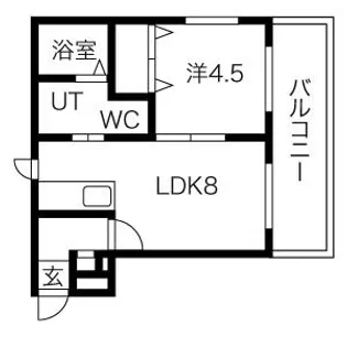 Angeaile43°【5階】の間取り