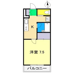 コーポNOMURA【1階】の間取り