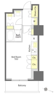 プライムメゾン白金台タワー【15階】の間取り