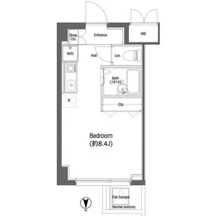 コンフォリア東中野【3階】の間取り