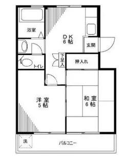 ヒノキハイツ【3階】の間取り