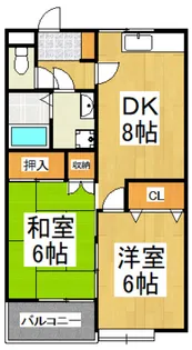 神木ハイツ1号棟【1階】の間取り