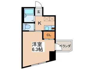 アクロス荻窪【3階】の間取り