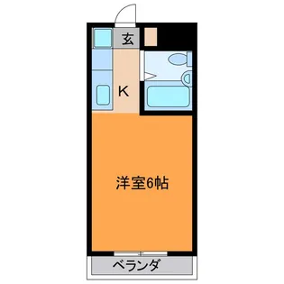 ひまわりコーポ【2階】の間取り