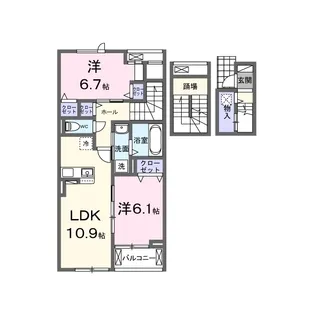 CRECIR【3階】の間取り