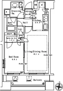 パークアクシス御茶ノ水ステージ【1階】の間取り