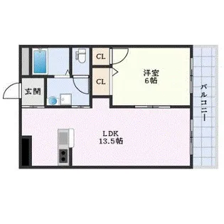 アクセス第5ビル佐賀駅南【4階】の間取り