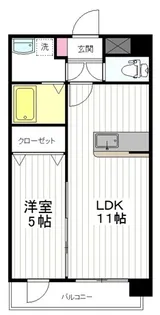 ティンガーラII【2階】の間取り