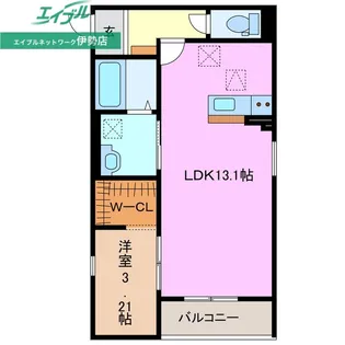 AKATSUKI RESIDENCE【1階】の間取り