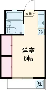 コーポ兒林【2階】の間取り