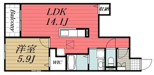 パレスアリオン佐倉 III【1階】の間取り