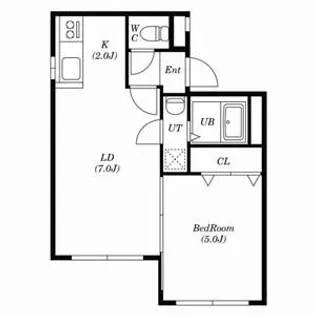 TSUBAKI PLACE南2条創成川公園【3階】の間取り
