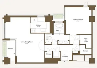 アークフォレストテラス205【2階】の間取り