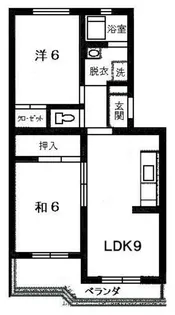 第3ホワイトパレス【3階】の間取り
