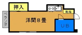 プチハウス我如古【3階】の間取り