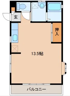 パークサイドウィンB201【2階】の間取り