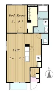 ノーブル・パレスIII【1階】の間取り