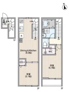 ミハス市川の間取り