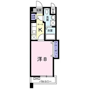 アムール・アドニス【2階】の間取り