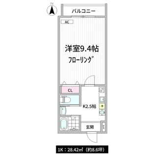 ルナパーク【3階】の間取り