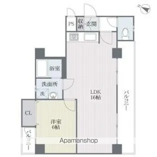 レキシントンスクエア浄水【10階】の間取り