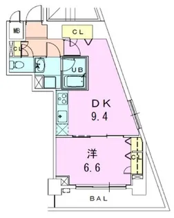 銀座レジデンス伍番館【11階】の間取り