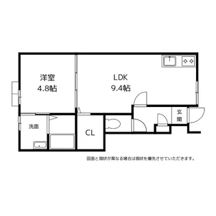 グランスイート大町【1階】の間取り