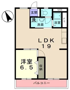 東海ステーションハイツ【1階】の間取り